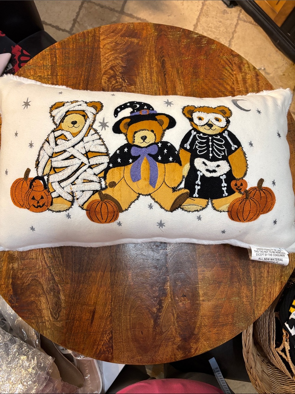 ENVOGUE Teddy Halloween Trio Pillow